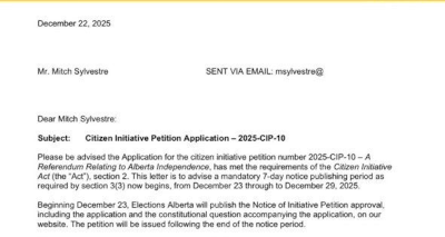 Press Release | FOR IMMEDIATE RELEASE:Citizen Initiative Petition Application by Alberta Prosperity Project