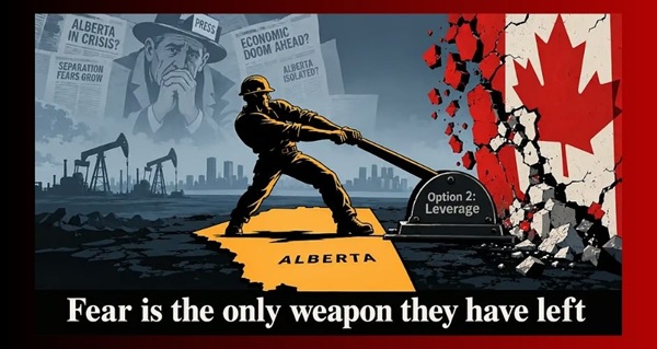 Article | MARRIOTT: Option 2 is Alberta’s only real leverage — and the Establishment is terrified by William D. Marriott | Western Standard Guest Columnist