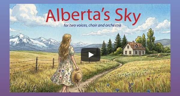 Music | Alberta's Sky Music and lyrics by Denis Khvatov | Musical Sparrow