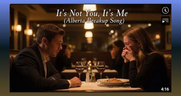 Watch | It's Not You, It's Me (Alberta Breakup Song) by Liam Harlow