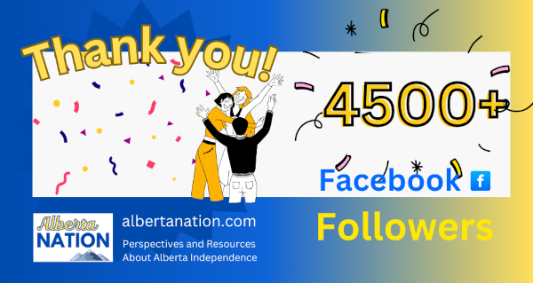 Alberta Nation | Thank you 4500 Facebook Followers!