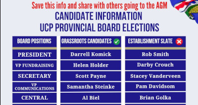 Post | Candidate Information UCP Provincial Board Election by Grant Abraham