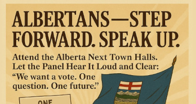 Take Action | Albertans Step forward. Speak up at the Alberta Next Town Halls by Rise of Alberta