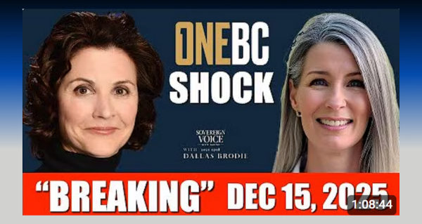 Video | BREAKING: Dallas Brodie Removed as OneBC Leader — First Interview on Party Status, Tara Armstrong by Nadine Wellwood