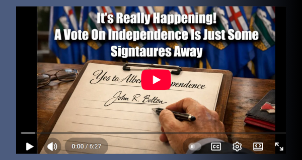 Video | It's Really Happening - A Vote On Independence Is Just Some Signatures Away by John Bolton