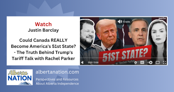 Watch | by Justin Barclay | Could Canada REALLY Become America's 51st State? - The Truth Behind Trump's Tariff Talk with Rachel Parker