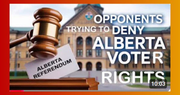 Watch | Opponents to Alberta independence are opponents of democracy and freedom. by Cory Morgan