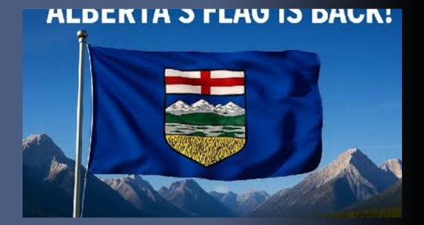 Watch| SUCCESS! Alberta's flag is back after crank has it removed. by John Bolton