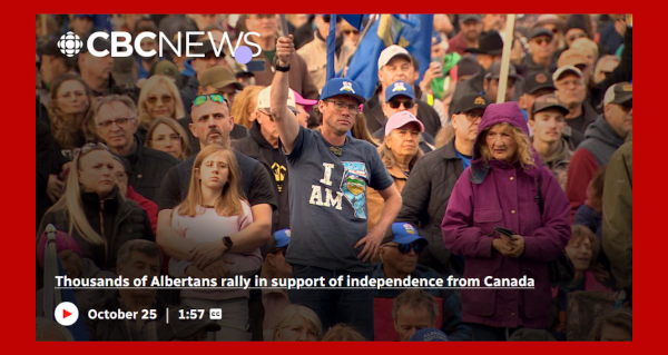 Watch & Read | Thousands of Albertans rally in support of independence from Canada by Sam Samson | CBC