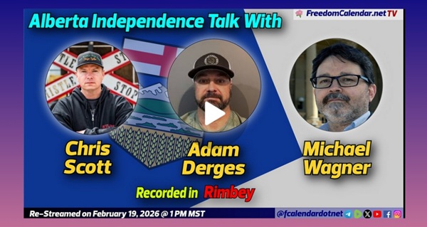 Video | FreedomCalendar.net TV #082: Alberta Independence Talk with in Rimbey (Redux)  Recorded by FreedomCalendar.net