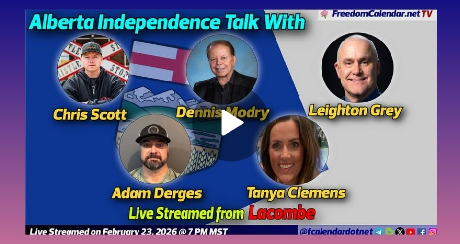 Video | FreedomCalendar.net TV #086: Alberta Independence Talk with in Lacombe (LiveStream) Recorded by FreedomCalendar.net