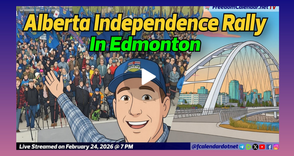 Video | FreedomCalendar.net TV #085: Alberta Independence Talk with in Edmonton (LiveStream) by FreedomCalendar.net