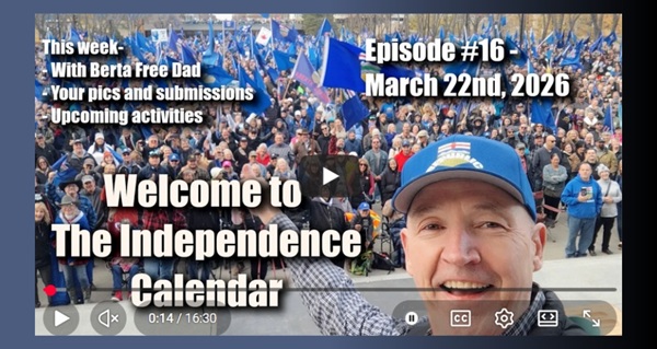 Video | Independence Calendar (Episode #16) - March 22nd - with Berta Proud Dad by John BoltonVideo | Independence Calendar (Episode #16) - March 22nd - with Berta Proud Dad by John Bolton