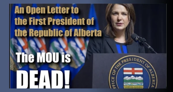 Video | MOU Dead on Arrival — Is ‘President Danielle Smith’ Next?  by John Bolton