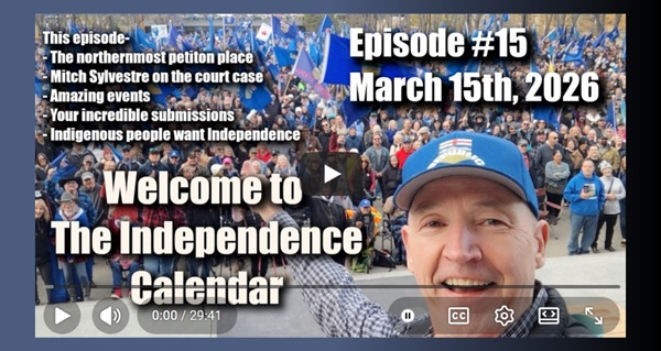 Video | The Independence Calendar (Episode #15) - March 15th, 2026 by John Bolton